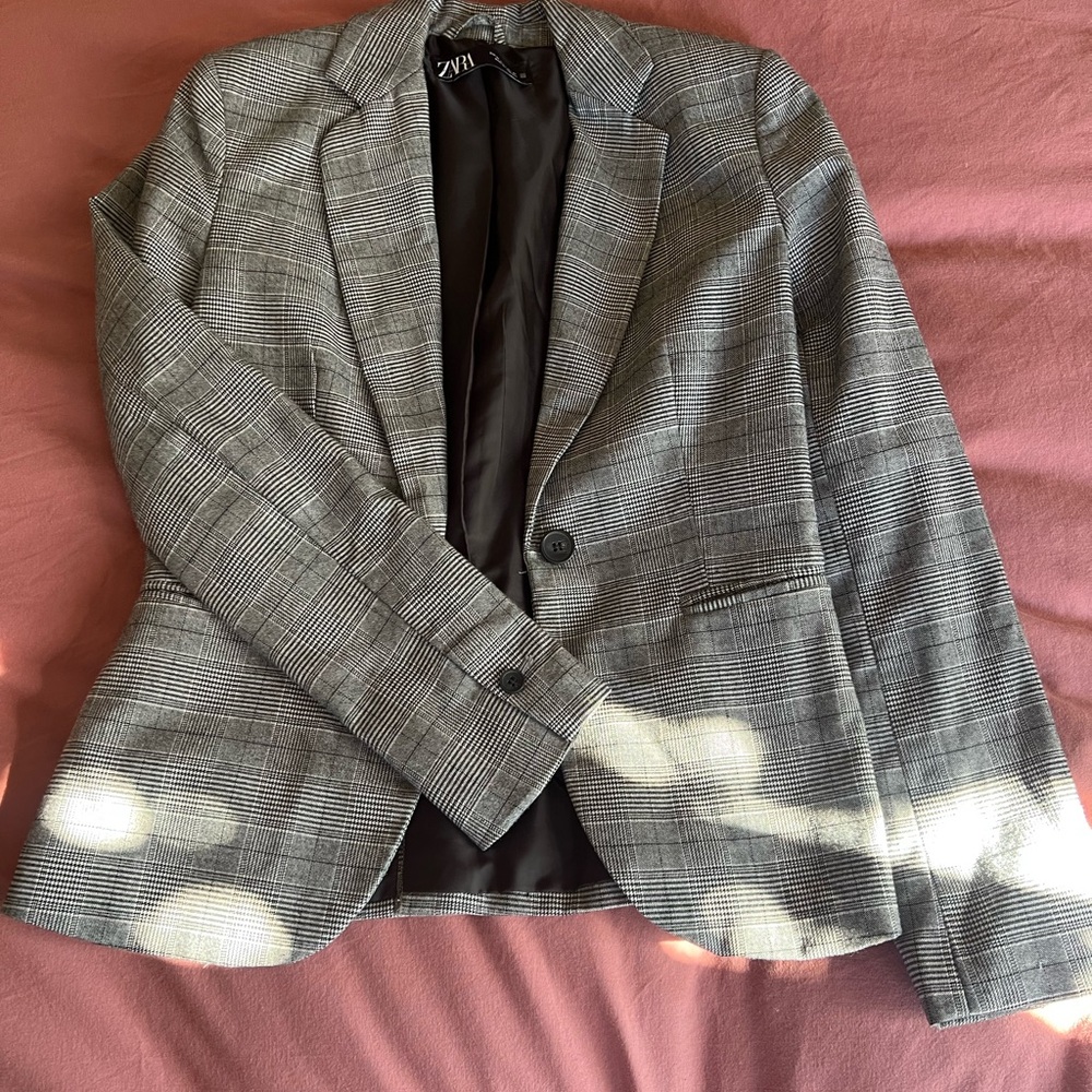 Zara blazer tailored fit
